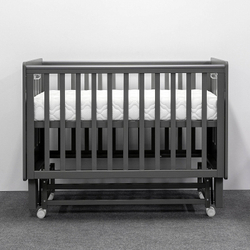 Кровать Antemi Mari 120х60 с маятником Ник 14 г Графит + НиК 15 г Графит