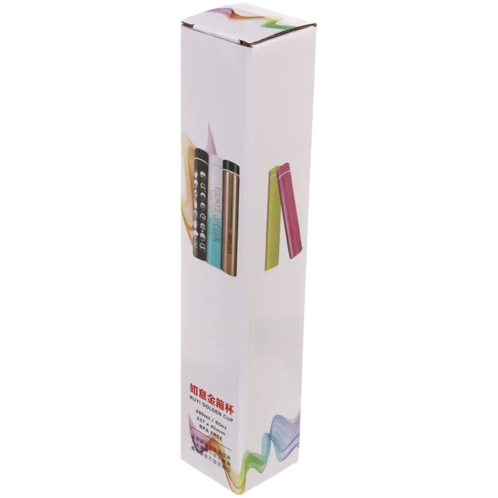 Термос металлический 280 мл «Сказочный Олень» светло-зеленый