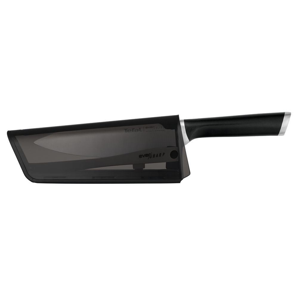 Шеф-нож с чехлом для заточки Tefal Ever Sharp 16,5 см K2579104