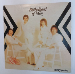 Винтажная виниловая пластинка LP Brotherhood Of Man Twenty Greatest (Индия 1979)