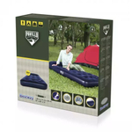 Матрас надувной Bestway, 185х76х28 см, 67223N/67223BW, нас встроен, ножн, флок, с ремкомплектом, 130