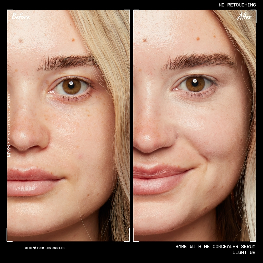 NYX Professional Makeup Bare With Me Concealer Serum - Увлажняющий консилер 2 в 1, 9,6 ml