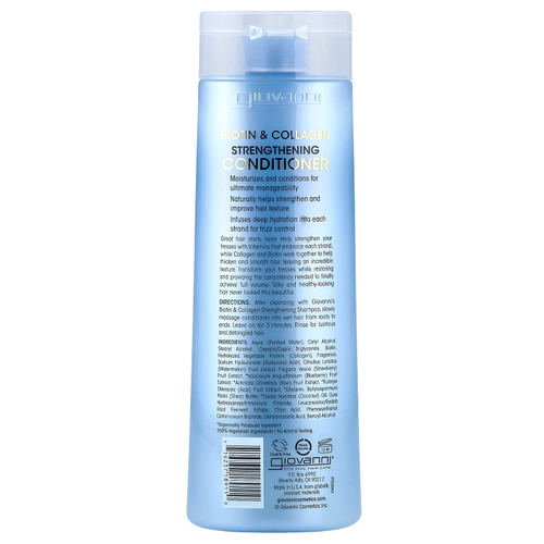 Giovanni, Кондиционер для укрепления кожи с биотином и коллагеном, 399 мл (13,5 жидк. унц.)