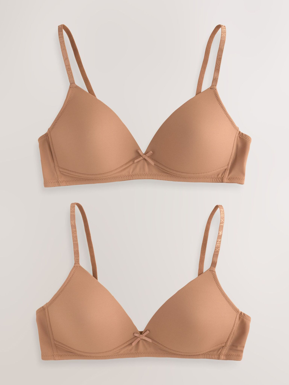 Бюстгалтер для девочки Next E45-716, 2 шт., Светло-коричневый