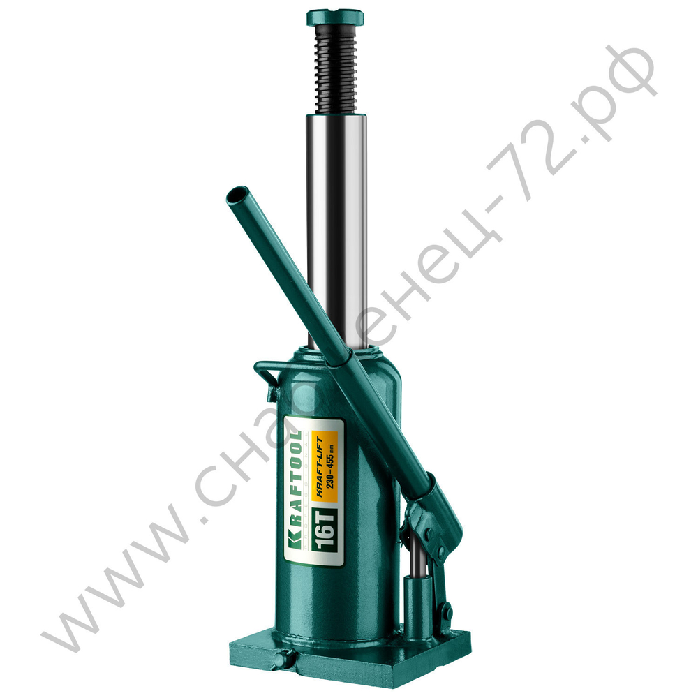 KRAFTOOL KRAFT-LIFT, 16 т, 230 - 460 мм, бутылочный гидравлический домкрат (43462-16)