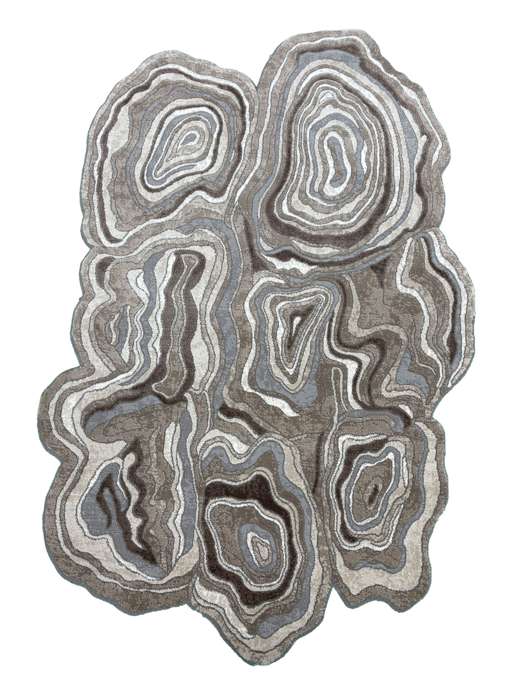 Ковер Safir 00856C Gray/Brown Прямоугольник (1.95 х 2.9)