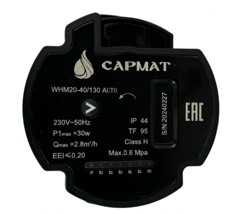 Насос циркуляционный с частотным регулированием САРМАТ WHM20-40P 130 мм (CN)