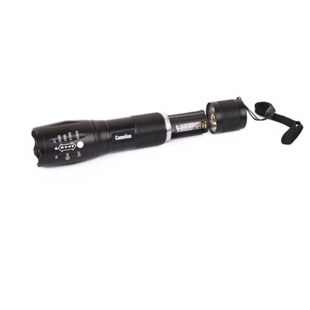 Фонарь CAMELION XML-T6, ЯРКИЙ, ZOOM, 5 режимов, питание 3xAAА или 18650 (не в комплекте), LED51530