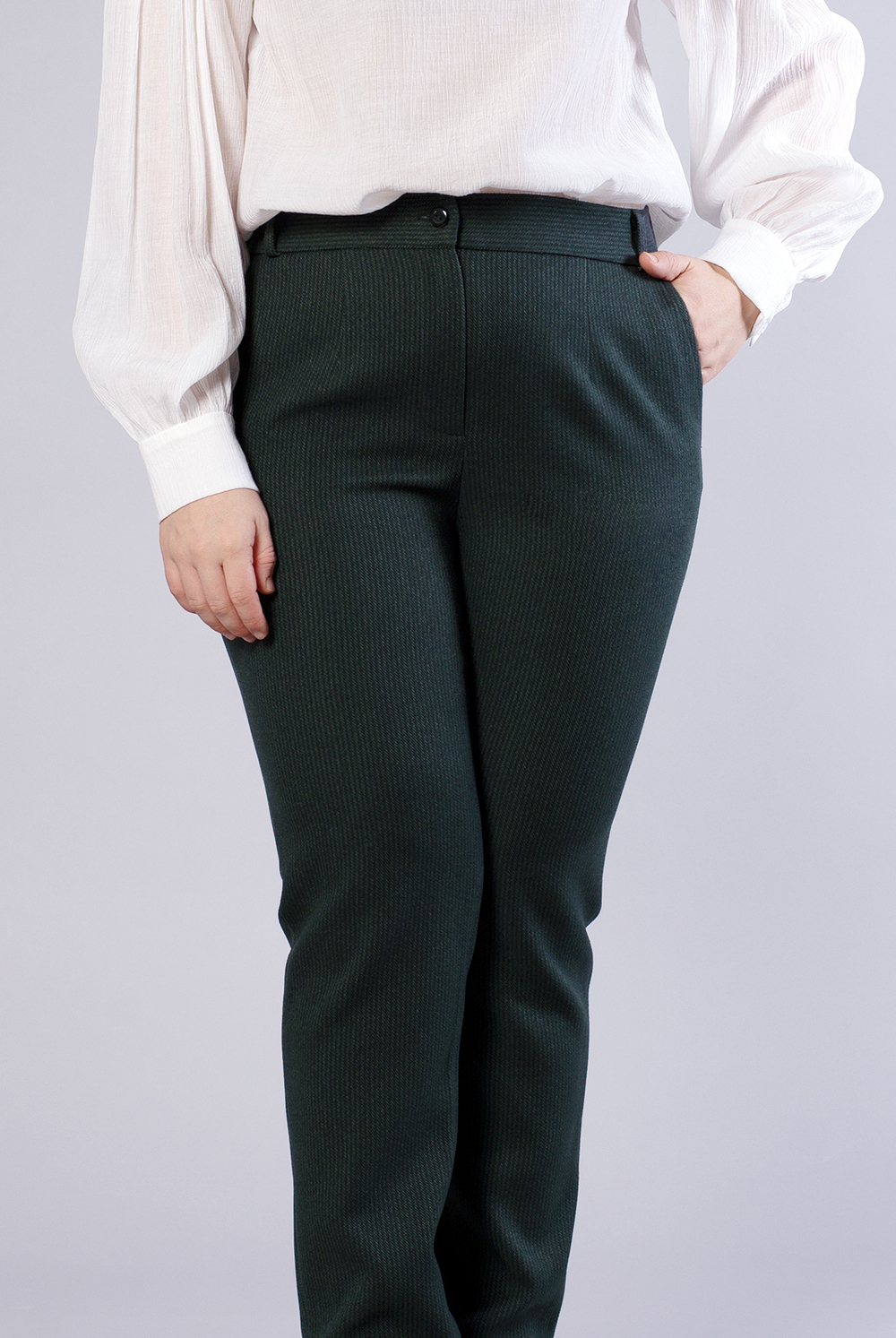 Брюки женские 2757АПВ, зеленый #341З022757АПВ