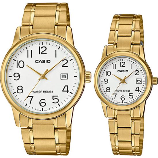 Парные часы Casio Standard: MTP-V002G-7B2UDF и LTP-V002G-7B2UDF