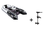 Ривьера 3200 СК серый-черный + BST 40 L (комплект лодка + электромотор)