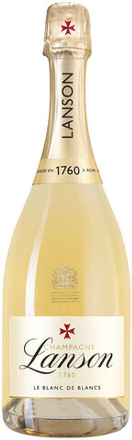 Шампанское Lanson Le Blanc de Blancs Brut Champagne AOC, 0,75 л.