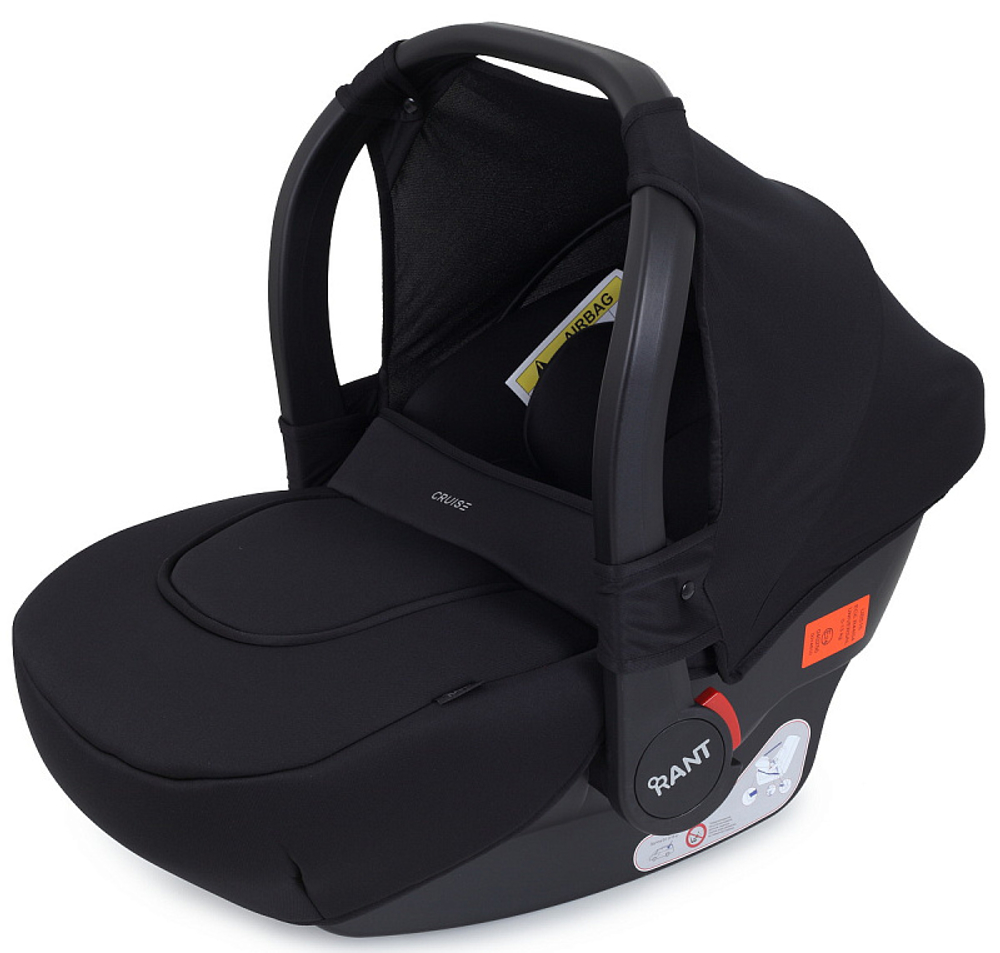 Детская коляска Rant Falcon Neo 3 в 1 с автокреслом Cruise Black Sage