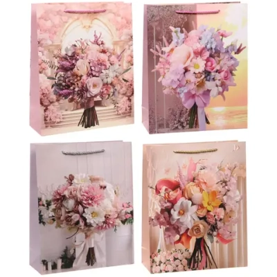 Пакет подарочный «Нотюрморт» 26*32*10 см, микс