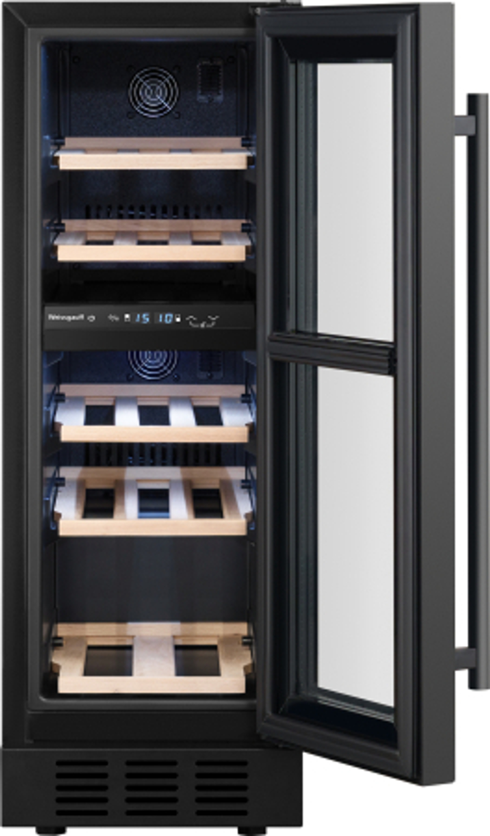 Винный шкаф Weissgauff WWCI-16 DB DualZone 1-нокамерн. (438723)