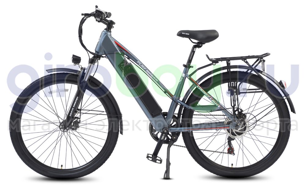 Электровелосипед WHITE SIBERIA CAMRY LIGHT 36V/11A 500W Snegir (Синий) фото 5 фото №6