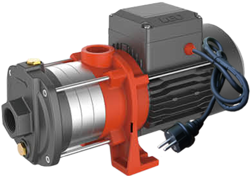 Многоступенчатый горизонтальный центробежный насос LEO ECHm2-40-D