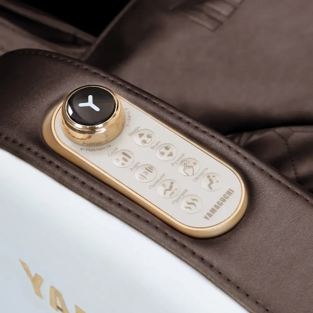 Интерьерное массажное кресло Yamaguchi Osaka Light Brown