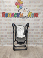 Стульчик для кормления-электрокачели Sweet Baby Amulete Steel Grey