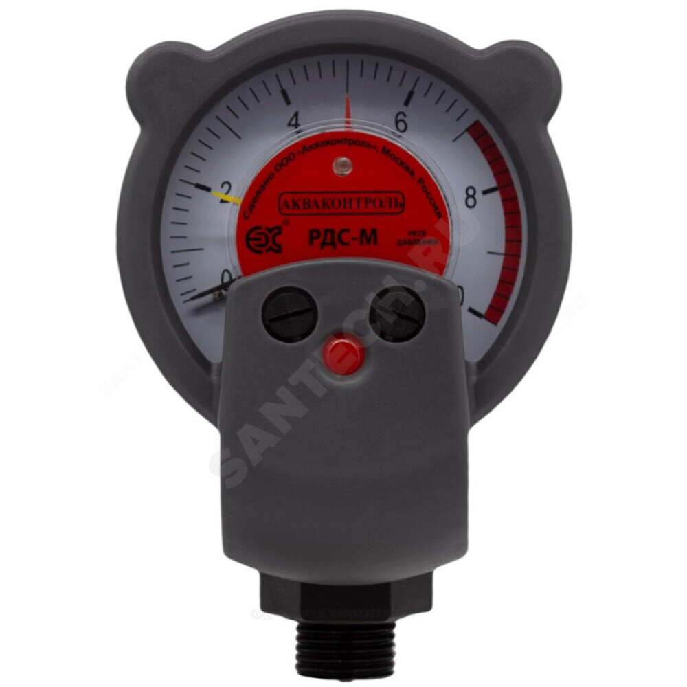 Реле давления стрелочное РДС-М 0-6.5 бар 1/2" Экстра АКВАКОНТРОЛЬ