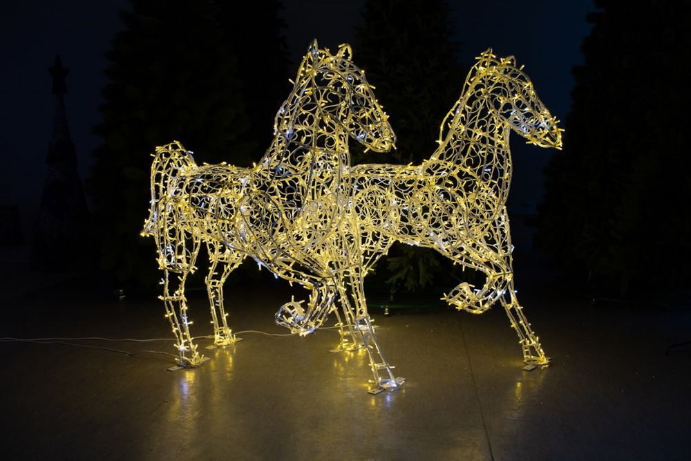 Световая фигура лошади Пони