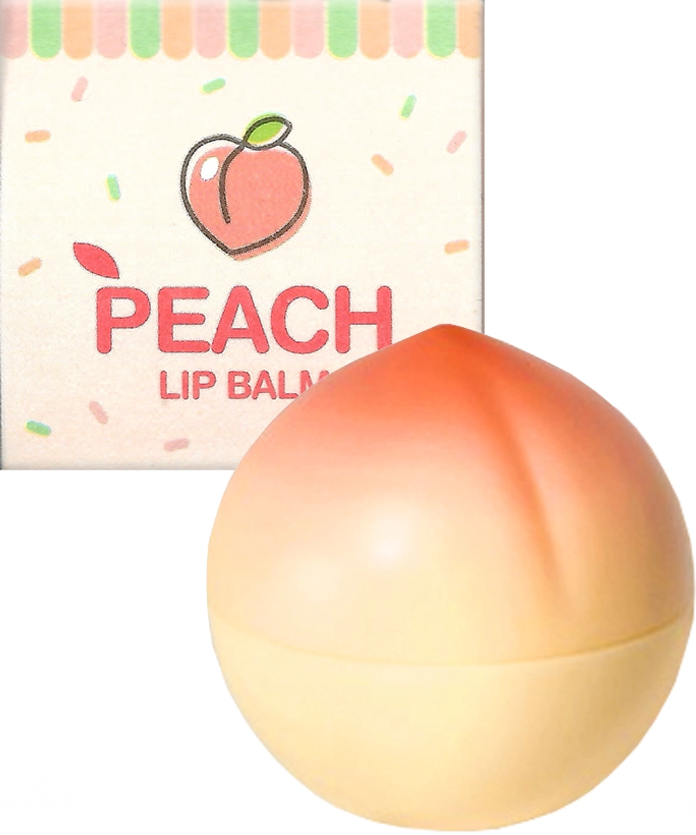 Pretty Skin Lip Balm Peach 9g - Питательный бальзам для губ Персик