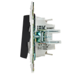 SKANDY Выключатель 1-клавишный с индикацией 10А SK-V07Bl черный IEK