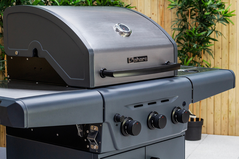 Газовый гриль SAHARA Performer 3 Burner BBQ Charcoal
