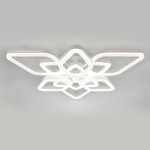 Потолочный светодиодный светильник 113Вт, 7708лм, 3000-6000K, Ra>80, плавная регулировка мощности, изменение цветовой температуры, пульт, металл/акрил, белый