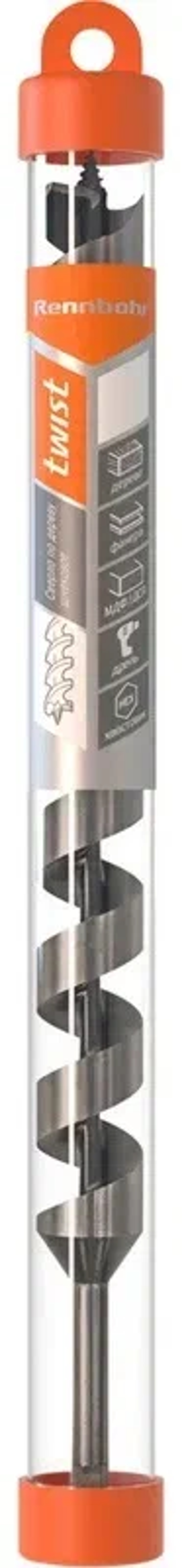 Сверло по дер шнековое 22х230мм Rennbohr Twist