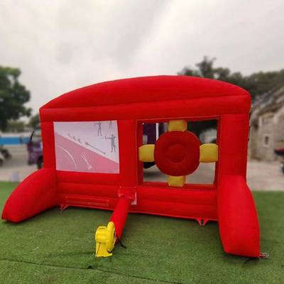 Надувной дартс «Карнавал игр» на подкачке, диаметр 1 м, размер 4×2,6×2 м