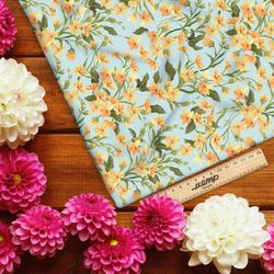 Ткань оксфорд 210 цветочные переплетения