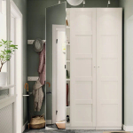 Гардероб - IKEA PAX/BERGSBO/ÅHEIM, 150x38x201 см, белый ПАКС/БЕРГСБУ ИКЕА