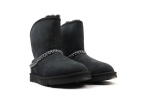 UGG Classic Short Cresent Black