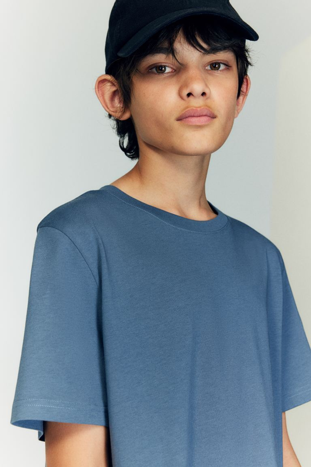 H&M Набор из трех однотонных футболок, синий