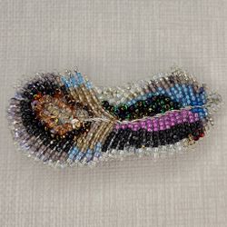 Авторская заколка для волос Пёрышко