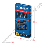 ЗУБР 6 предм., Набор отверток, Профессионал-6 (25239)