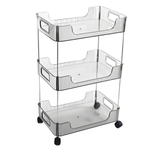 Этажерка 3-х ярусная на колесах, BZ-6063GY