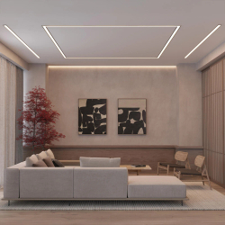 Профиль с экраном SL-LINIA62-F-2500 BLACK+OPAL (Arlight, Алюминий) 036307