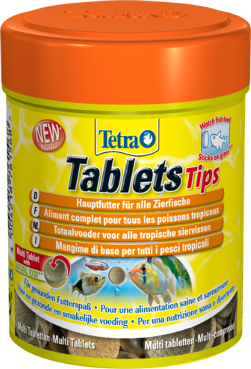 Корм для рыб TetraFunTips Tablets, корм д/всех видов рыб 300 табл.