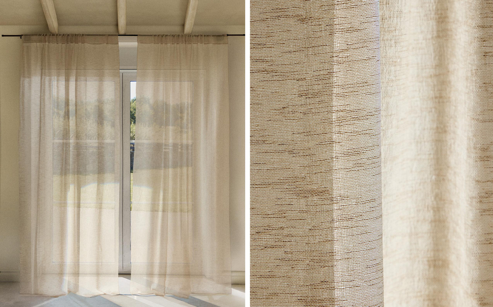 Штора Zara Home, 140х270 см, 1300/032