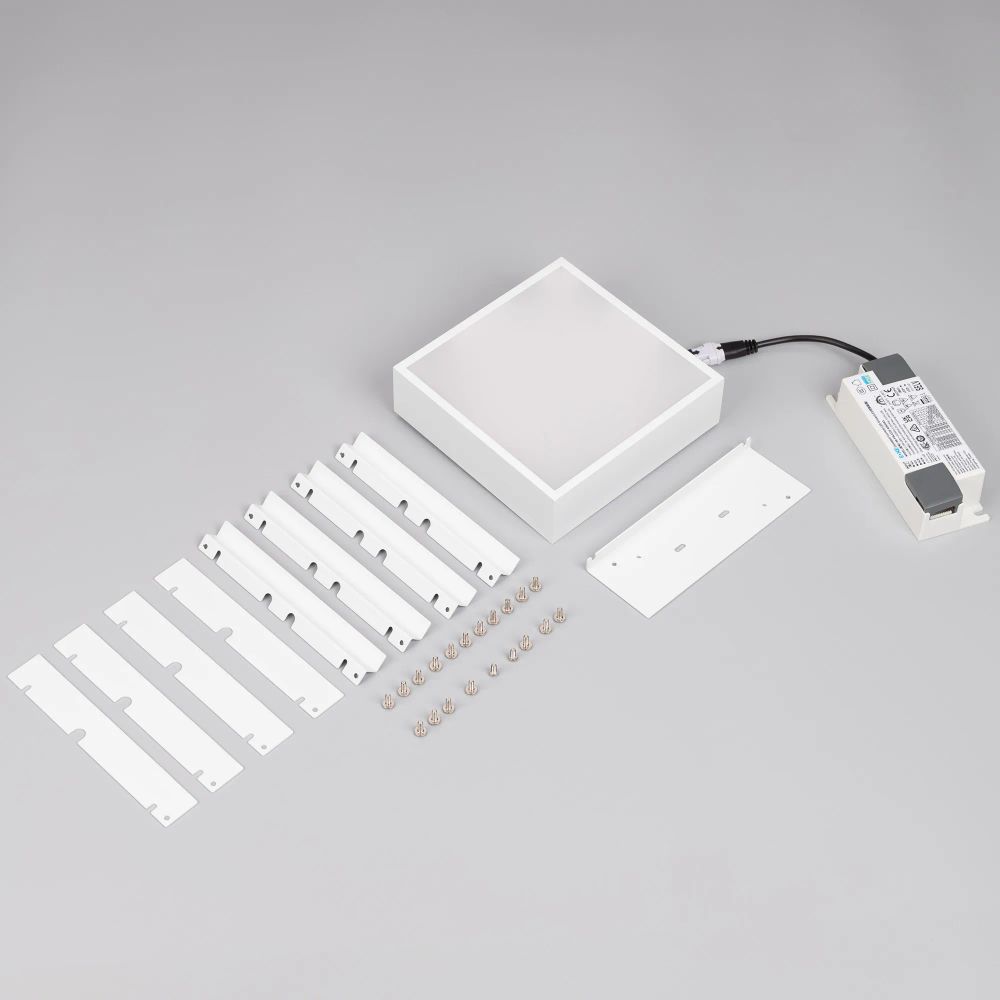 Светильник DL-GRIGLIATO-S140x140-18W Day4000 (WH, 100 deg, 230) (Arlight, IP40 Металл, 5 лет) 045697