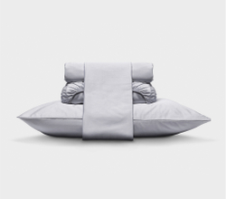 Простыня на резинке 140x200x30 Mollen жемчужно-белая