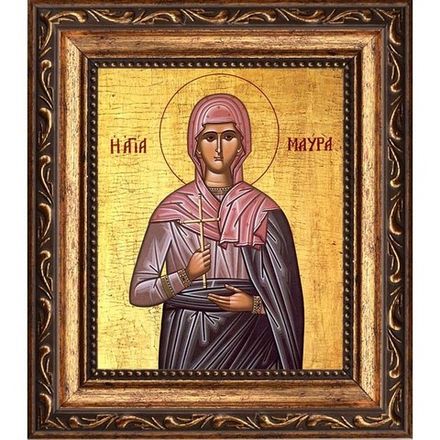 Мавра Фиваидская мученица. Икона на холсте.