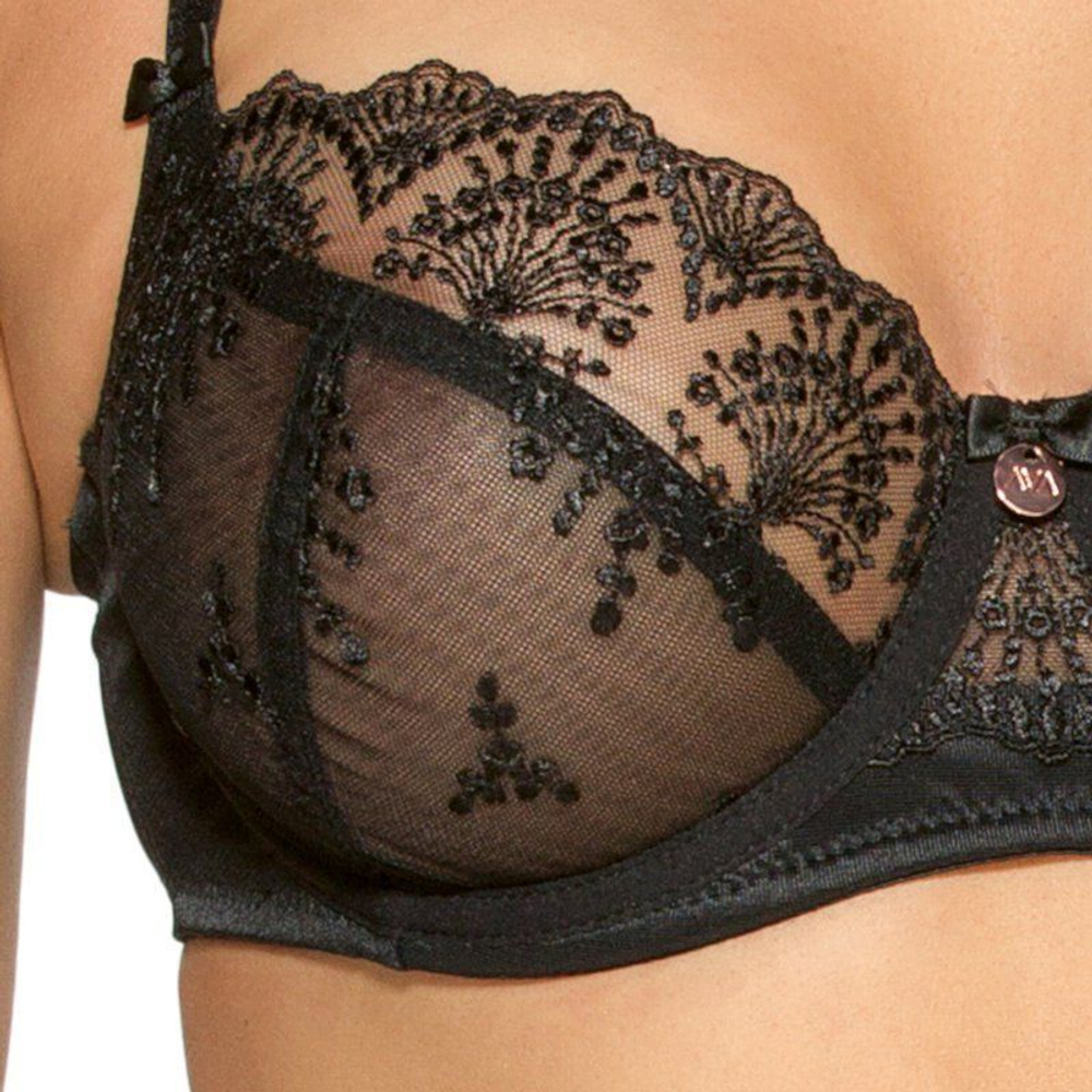 Соблазнительный бюстгальтер с мягкой чашкой (Размер: 95C) (Цвет: черный)