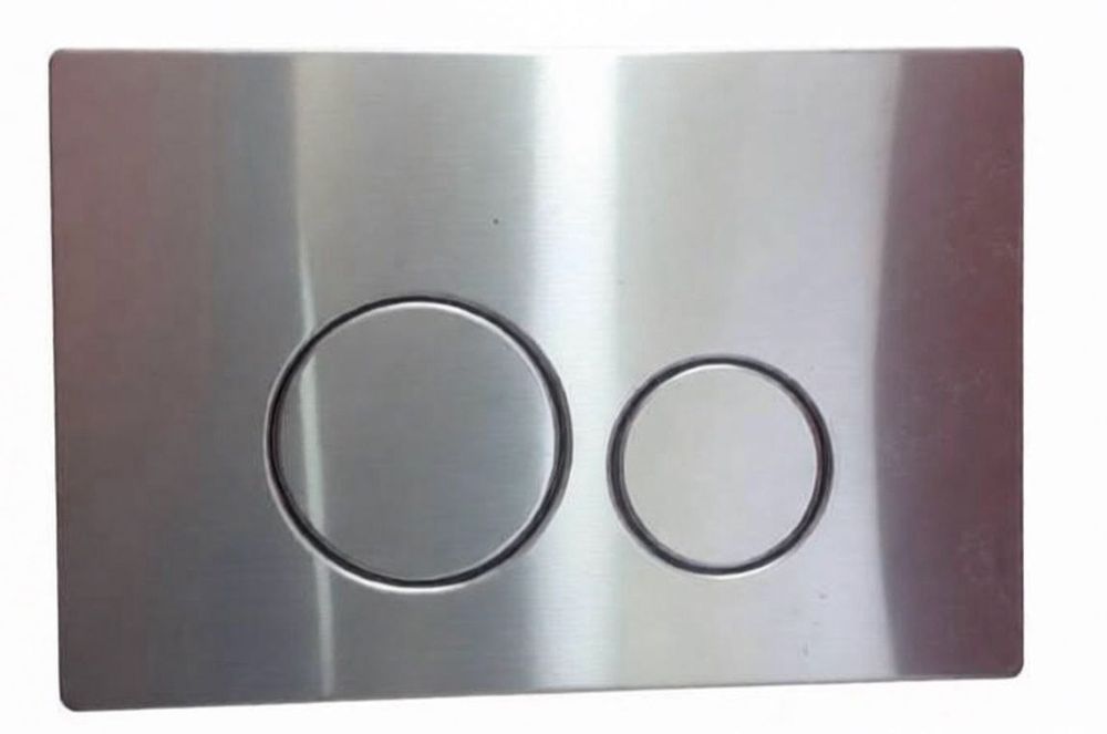 Панель смыва HYDROSMART 07813.S матовый из нерж.стали с круглыми клавишами