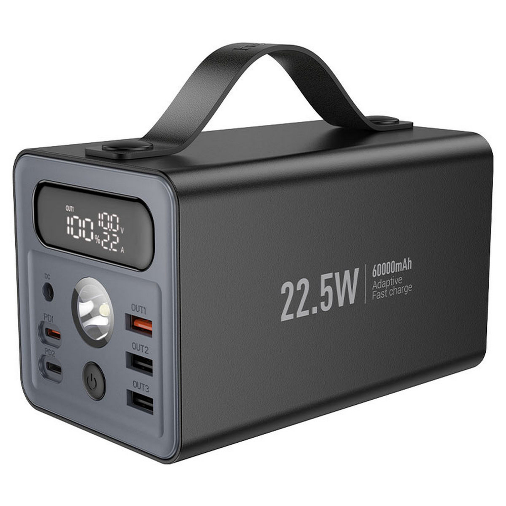 Повербанк (PowerBank) 60000mAh с индикацией заряда Hoco J138