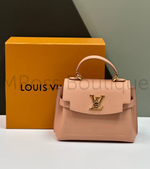 Розовая сумка Lockme Ever Mini Louis Vuitton премиум класса