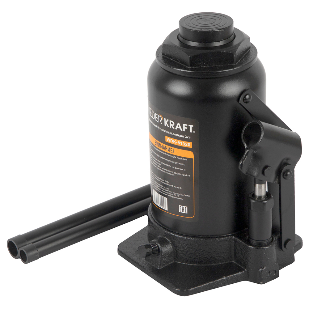 WDK-81320 Домкрат бутылочный, г/п 32 т, 255-420 мм