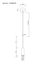 Светильник подвесной светодиодный Moderli V10900-PL Rin